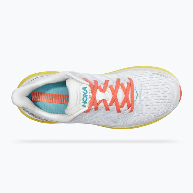 HOKA Herren Laufschuhe Clifton 8 Wide weiß 1121374-BDBI 13