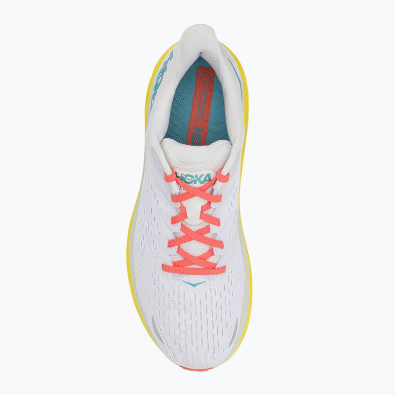 HOKA Herren Laufschuhe Clifton 8 Wide weiß 1121374-BDBI 6