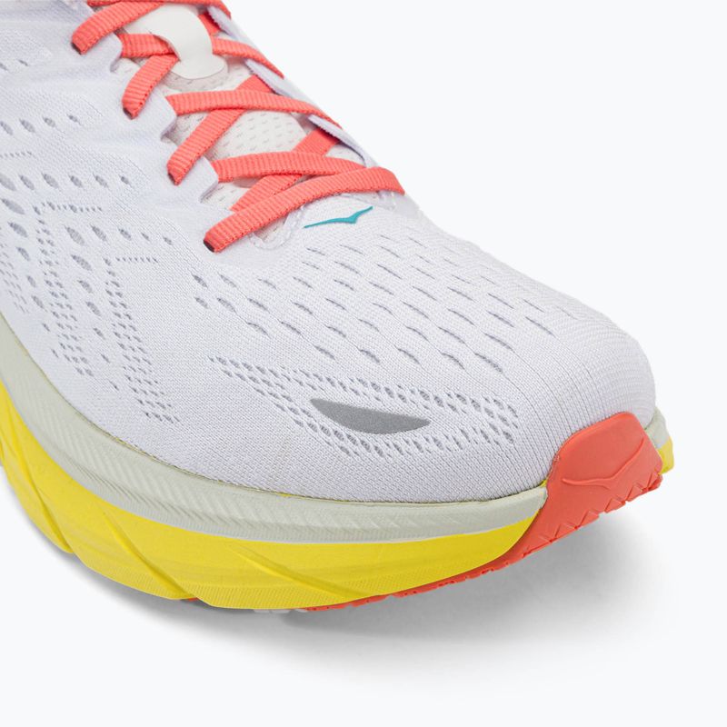 HOKA Herren Laufschuhe Clifton 8 Wide weiß 1121374-BDBI 7