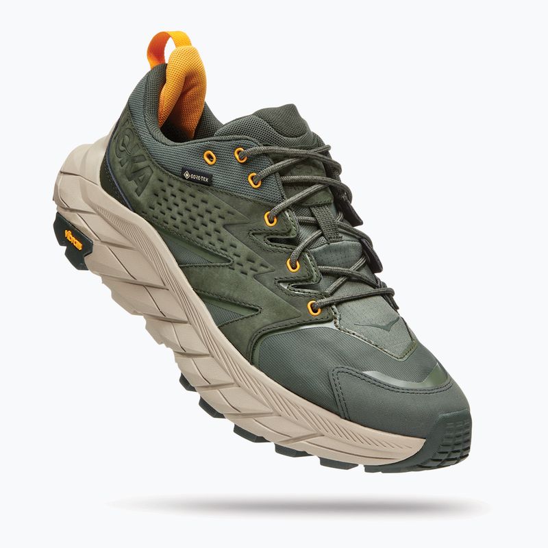 Herren-Trekking-Stiefel HOKA Anacapa Low GTX grün 1122017-DBRYL 12