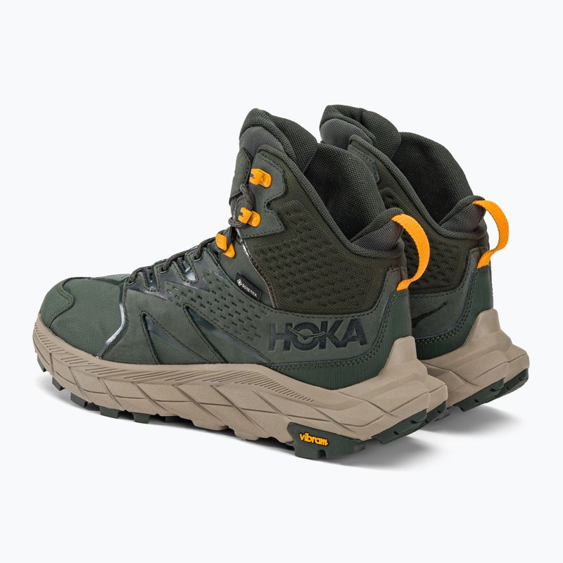 Herren-Trekkingstiefel HOKA Anacapa Mid GTX grün 1122018-TRYL 3