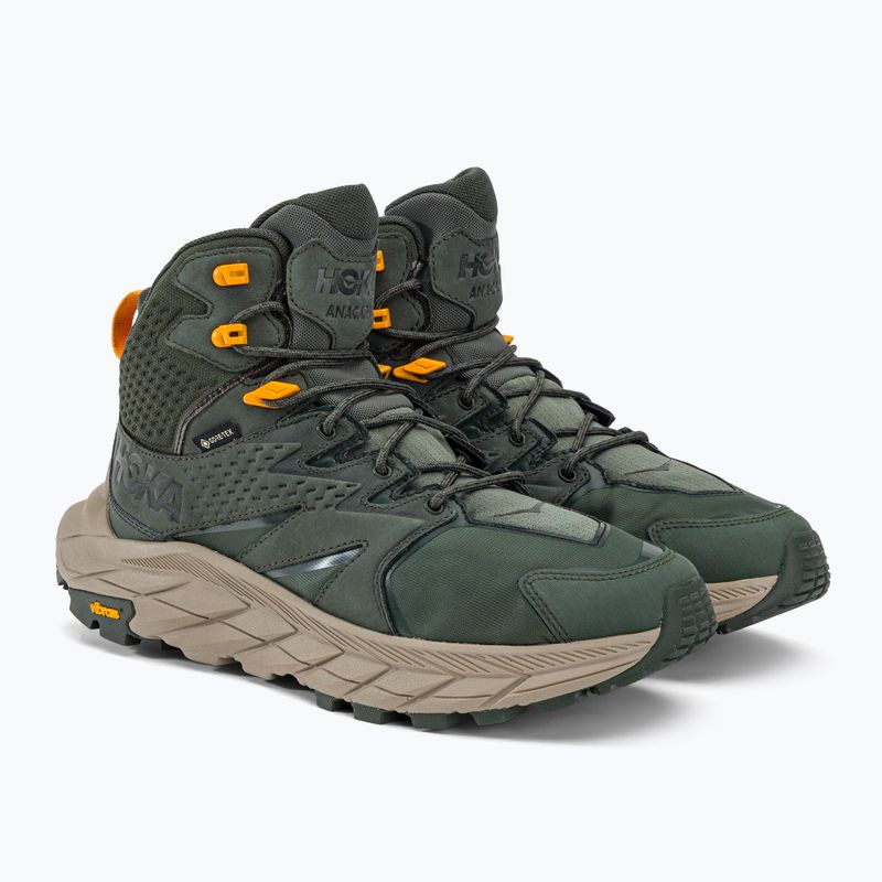 Herren-Trekkingstiefel HOKA Anacapa Mid GTX grün 1122018-TRYL 4