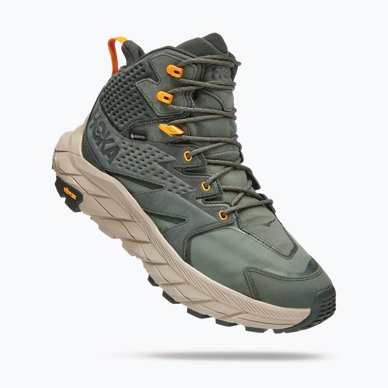 Herren-Trekkingstiefel HOKA Anacapa Mid GTX grün 1122018-TRYL 11