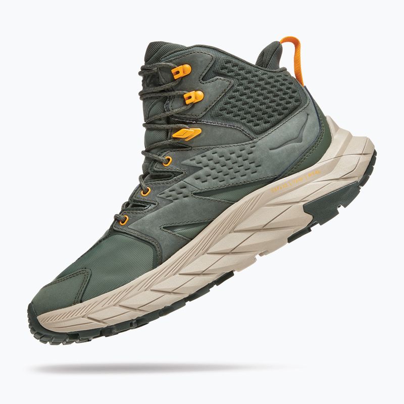 Herren-Trekkingstiefel HOKA Anacapa Mid GTX grün 1122018-TRYL 14