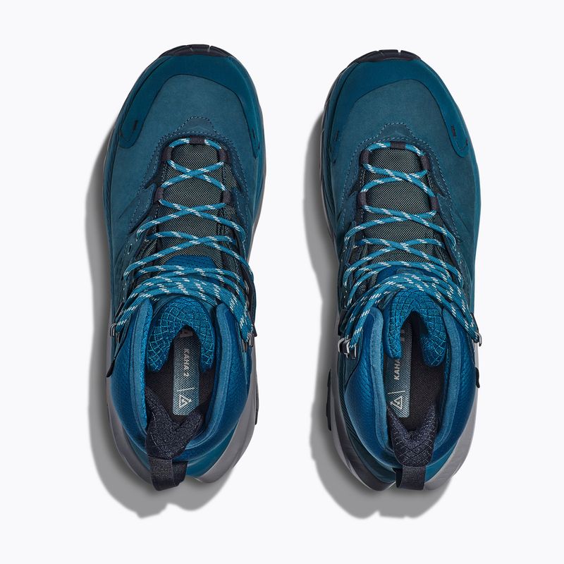 Herren-Trekkingschuhe HOKA Kaha 2 GTX blau koralle/blau graphit 11