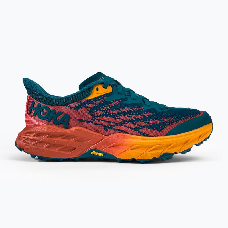 Damen Laufschuhe HOKA Speedgoat 5 blau-orange 1123158-BCCML 2