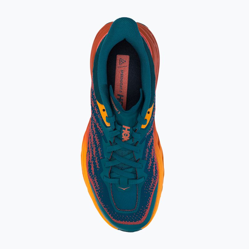 Damen Laufschuhe HOKA Speedgoat 5 blau-orange 1123158-BCCML 6