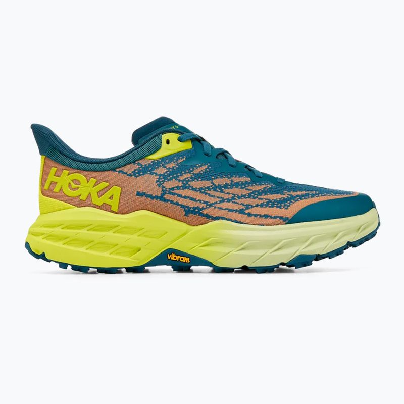 Laufschuhe Herren HOKA Speedgoat 5 Wide blue coral/evening primorose 8