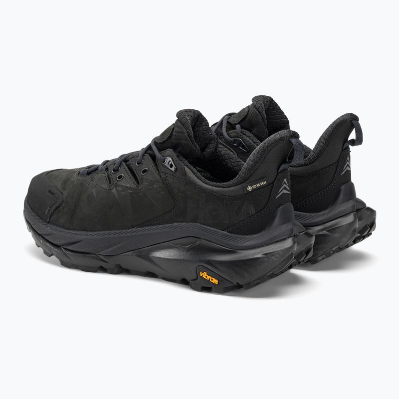 Herren-Trekkingschuhe HOKA Kaha 2 Low GTX schwarz/schwarz 3