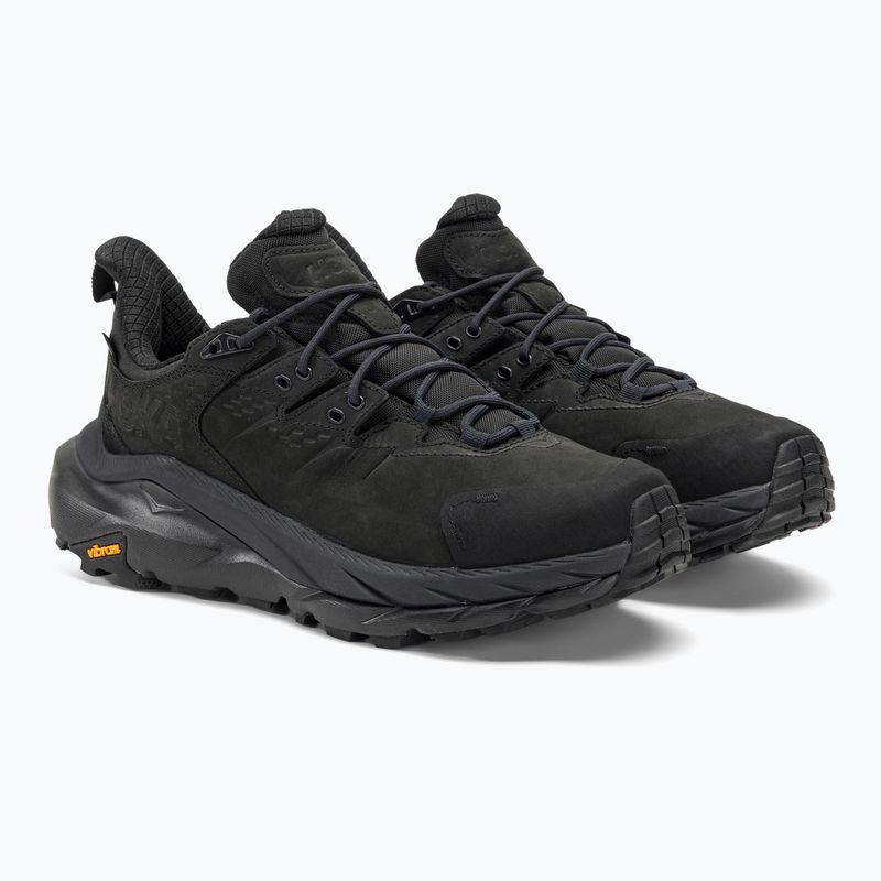 Herren-Trekkingschuhe HOKA Kaha 2 Low GTX schwarz/schwarz 4