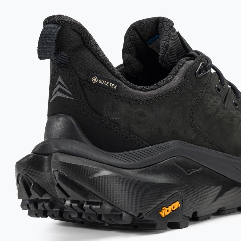Herren-Trekkingschuhe HOKA Kaha 2 Low GTX schwarz/schwarz 9