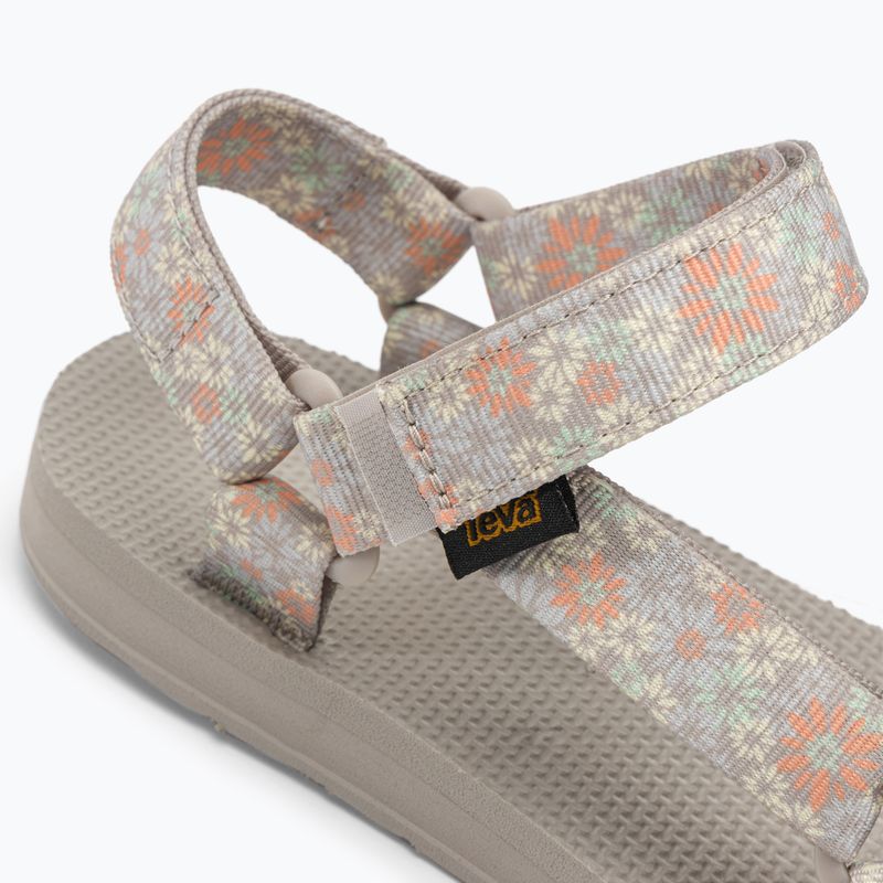 Damen Wandersandalen Teva Original Universal Wildflower pastellgelb / orange 8