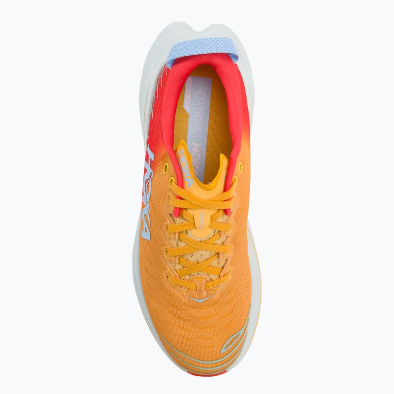 HOKA Bondi X fiesta/amber yellow Herren Laufschuhe 6