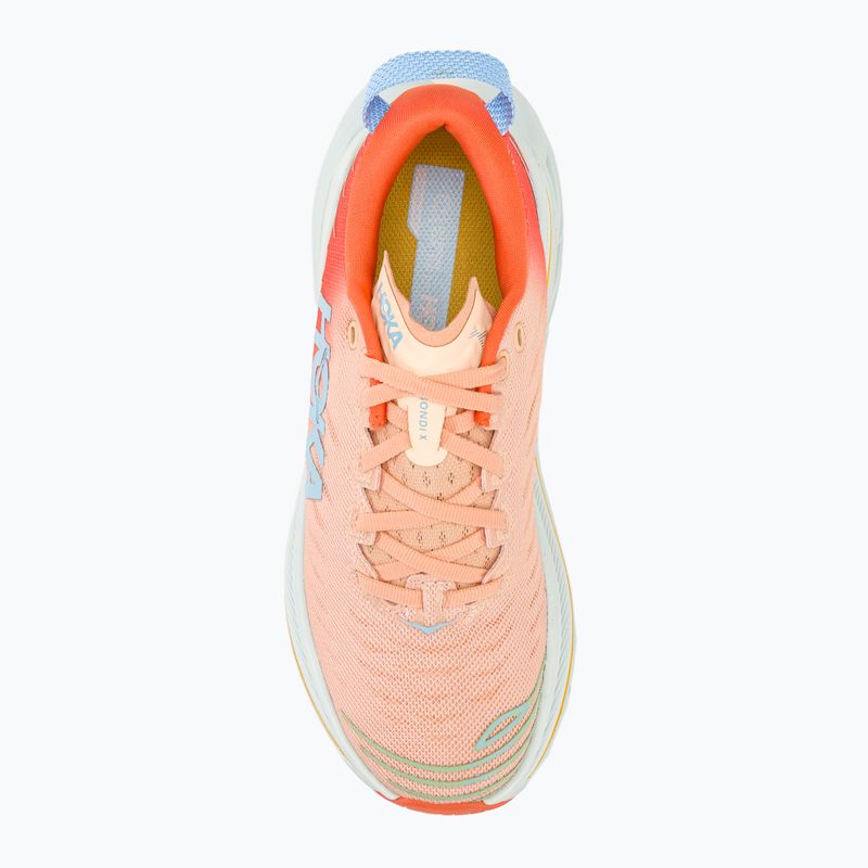 Damen Laufschuhe HOKA Bondi X caellia/peach parfait 7