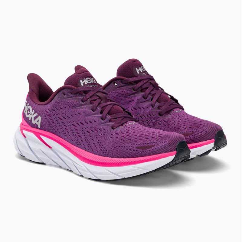 Damen Laufschuhe HOKA Clifton 8 lila 1119394-GWBY 4