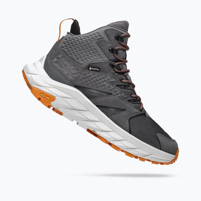Herren-Trekkingstiefel HOKA Anacapa Mid GTX grau 1122018-CHMS 13