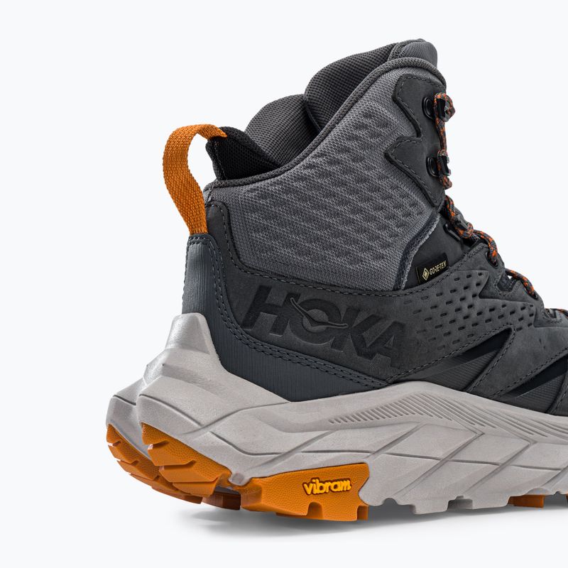 Herren-Trekkingstiefel HOKA Anacapa Mid GTX grau 1122018-CHMS 10