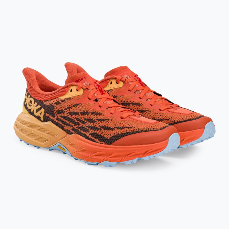 HOKA Speedgoat 5 Herren Laufschuhe orange 1123157-PBAY 3