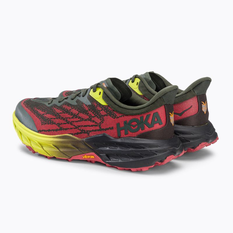 HOKA Speedgoat 5 Herren Laufschuhe dunkelgrün 1123157-TFST 4