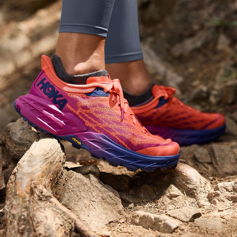 Damen Laufschuhe HOKA Speedgoat 5 Wide Festival fuchsia/camellia 3