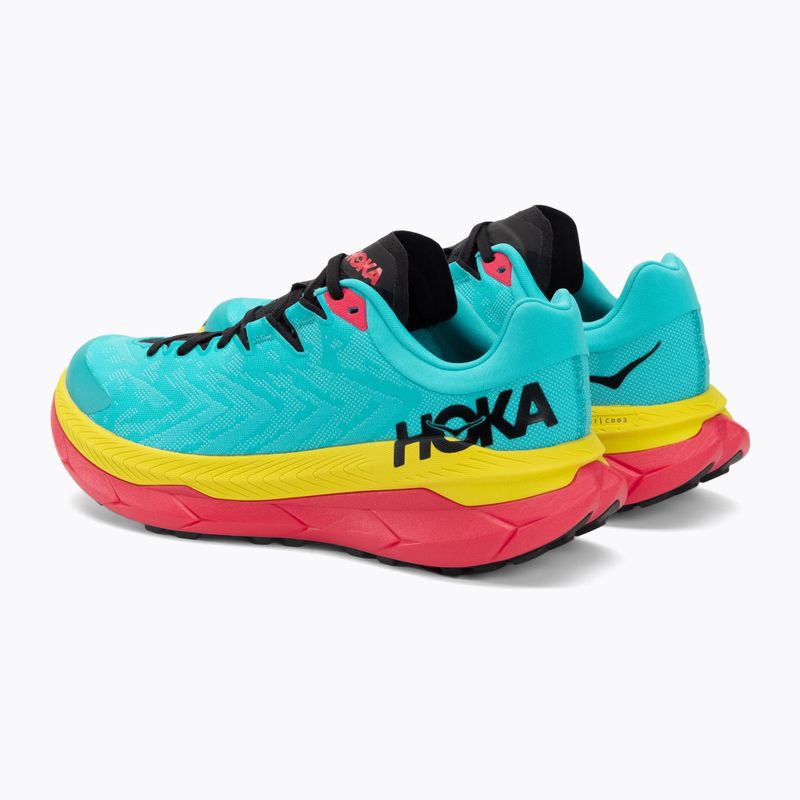 HOKA Tecton X Herren Laufschuhe scuba blau/diva rosa 3