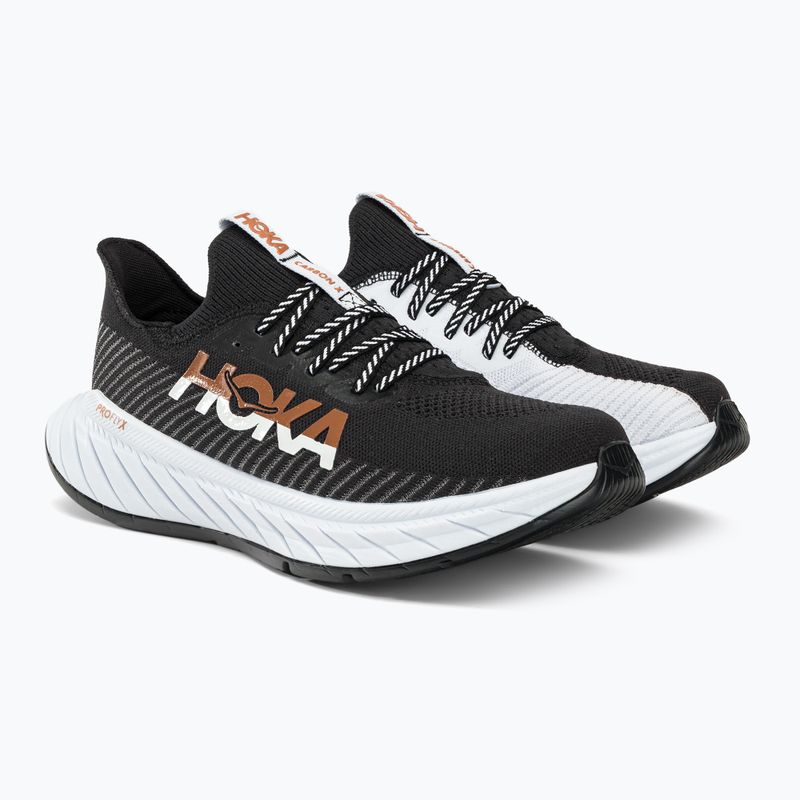HOKA Herren Laufschuhe Carbon X 3 schwarz und weiß 1123192-BWHT 3