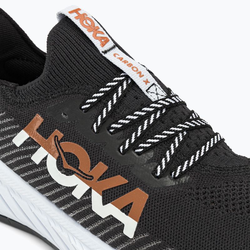 HOKA Herren Laufschuhe Carbon X 3 schwarz und weiß 1123192-BWHT 8