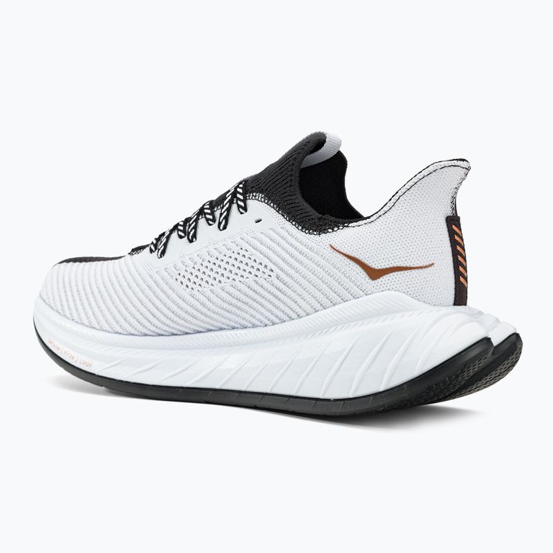 HOKA Herren Laufschuhe Carbon X 3 schwarz und weiß 1123192-BWHT 10