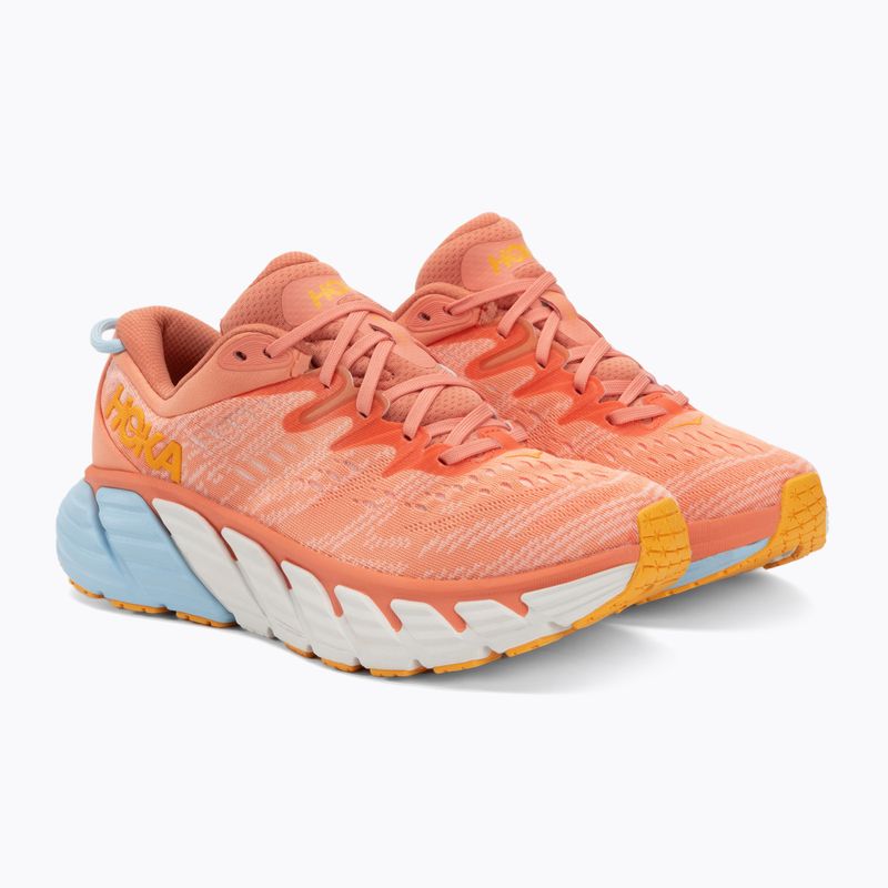 Damen Laufschuhe HOKA Gaviota 4 shell koralle/pfirsich parfait 4