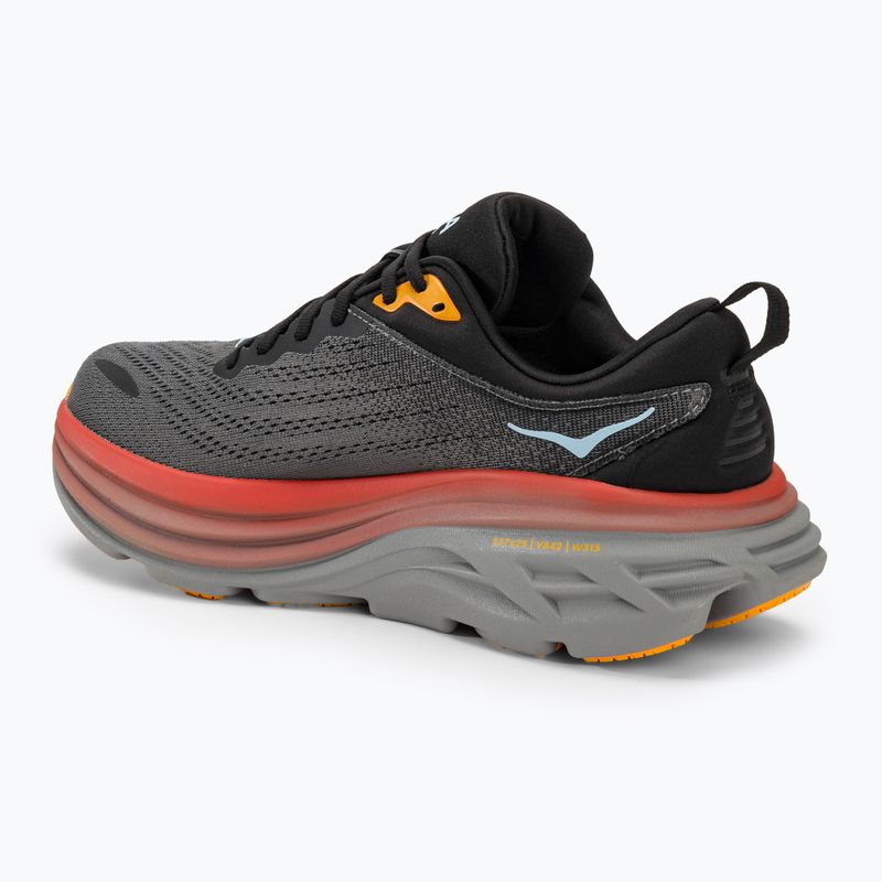 Herren Laufschuhe HOKA Bondi 8 antharicite/castlerock 3