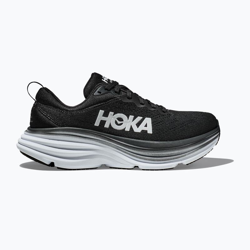 Herren Laufschuhe HOKA Bondi 8 schwarz/weiss 12