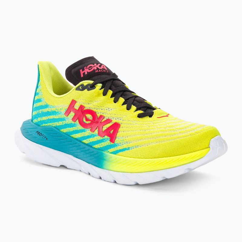 HOKA Mach 5 Herren Laufschuhe Nachtkerze/Scuba Blau