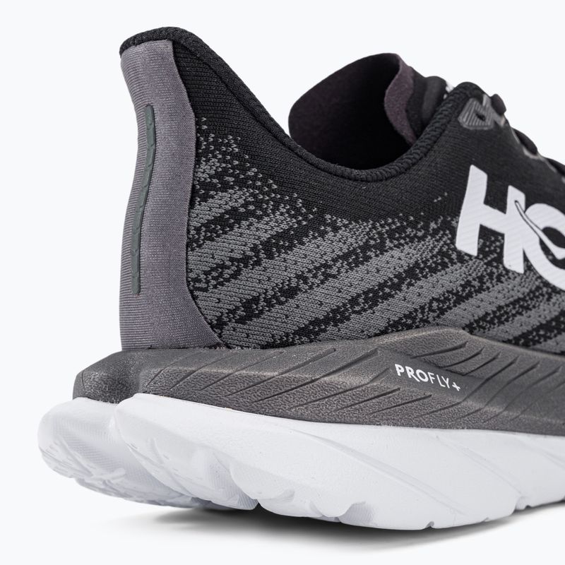 HOKA Mach 5 Herren Laufschuhe schwarz 1127893-BCSTL 8