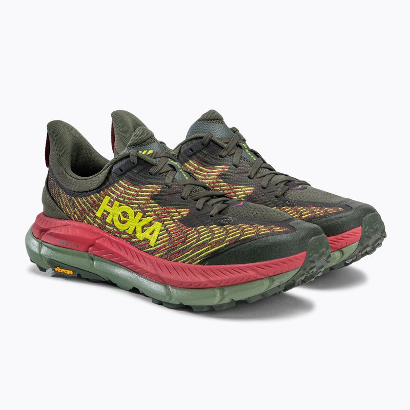 HOKA Herren Laufschuhe Mafate Speed 4 grün 1129930-TFST 4
