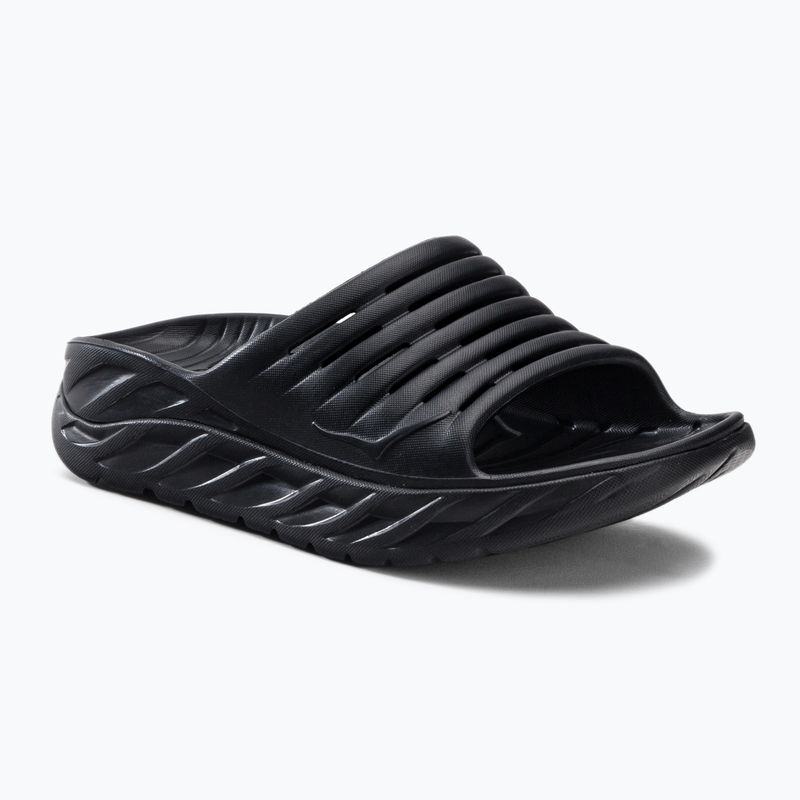 HOKA Ora Recovery Pantoletten schwarz 1134527-BLK