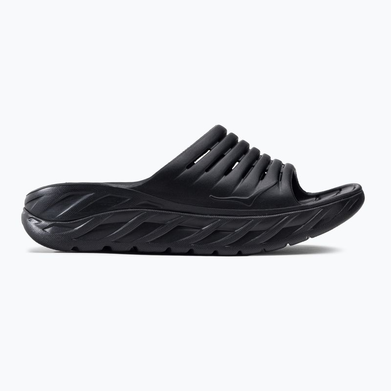 HOKA Ora Recovery Pantoletten schwarz 1134527-BLK 2