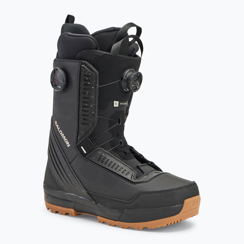 Snowboardschuhe Herren Salomon Malamute Dual Boa black