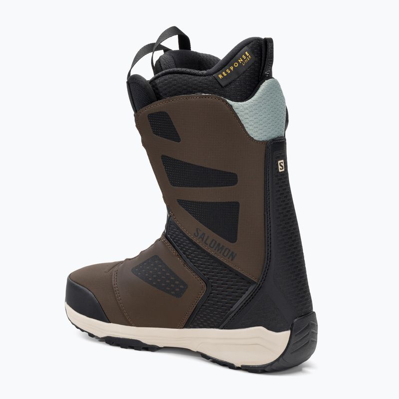 Snowboardboots Herren Salomon Dialoge Dual Boa braun L416989 2