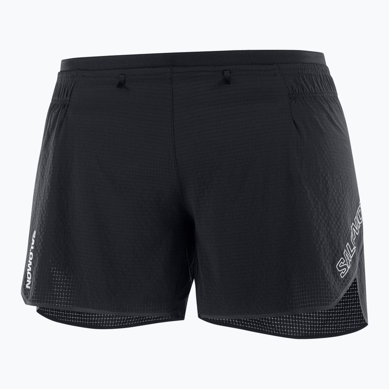 Laufshorts Damen Salomon Sense Aero 5'' deep black / peris 5