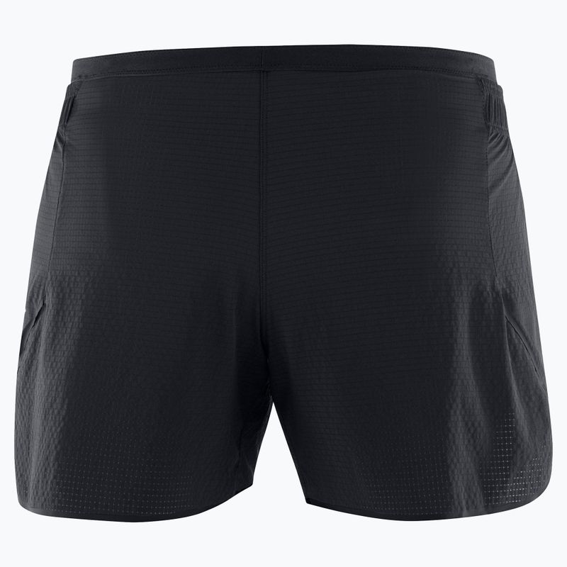 Laufshorts Damen Salomon Sense Aero 5'' deep black / peris 7
