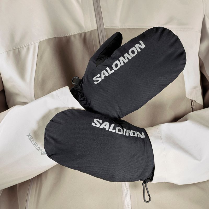 Handschuhe Salomon Cross Warm Mitten deep black 4