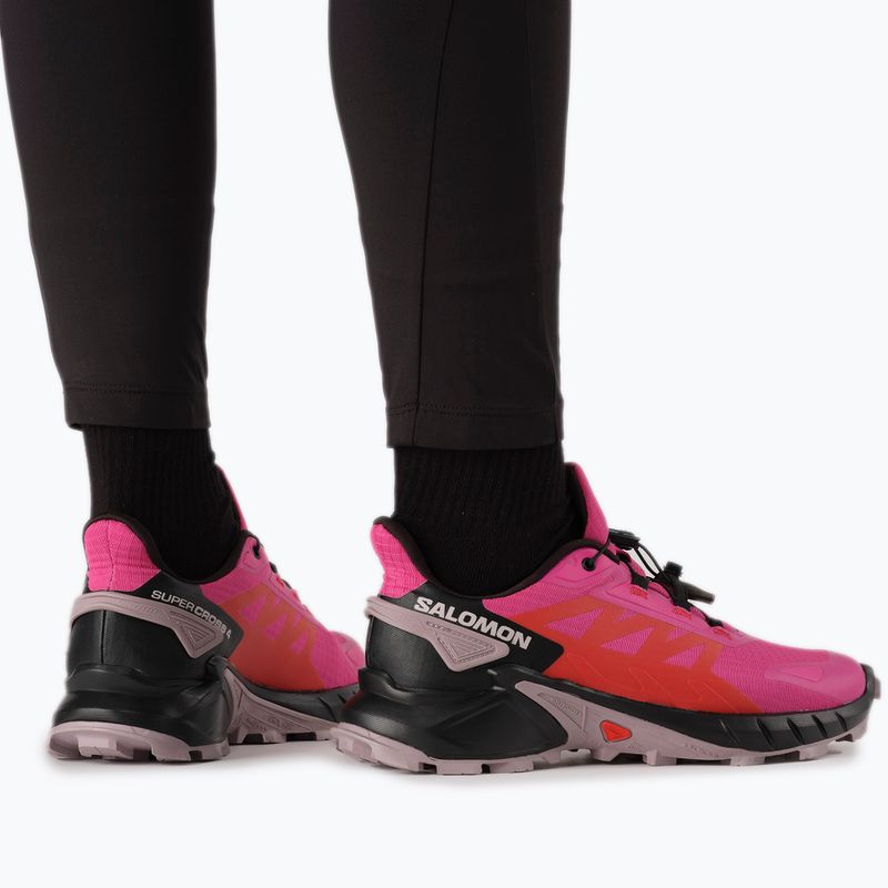 Laufschuhe Damen Salomon Supercross 4 rosa L417376 11
