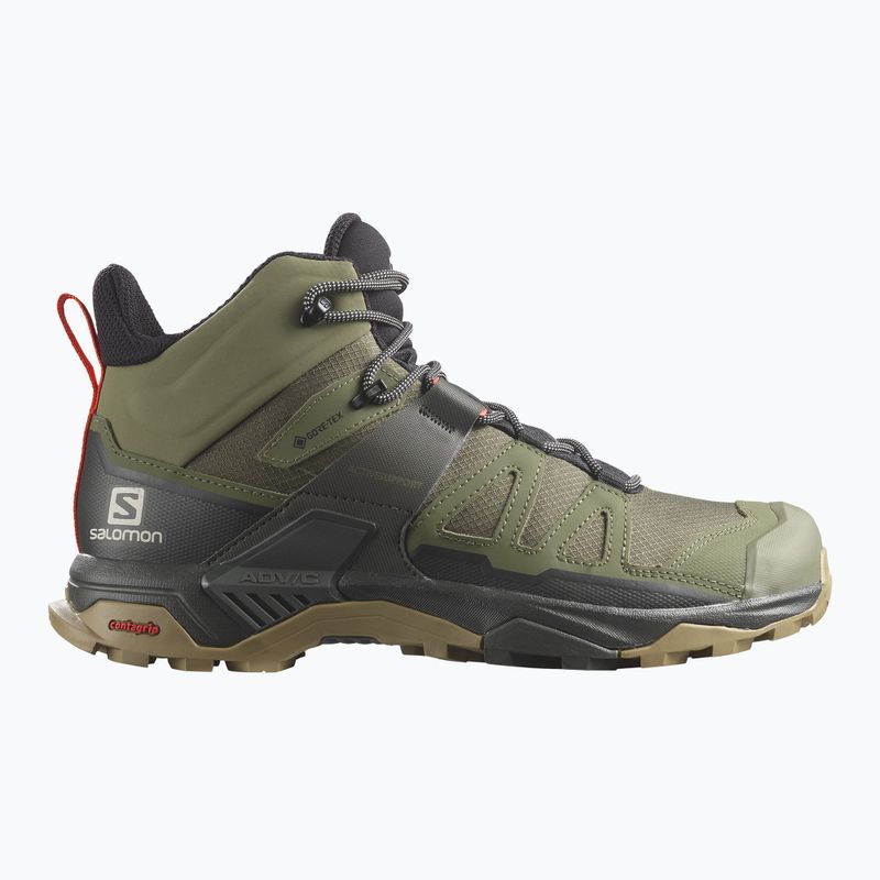 Schuhe Trekking Herren Salomon X Ultra 4 MID GTX deep lichen green/peat/kelp 9