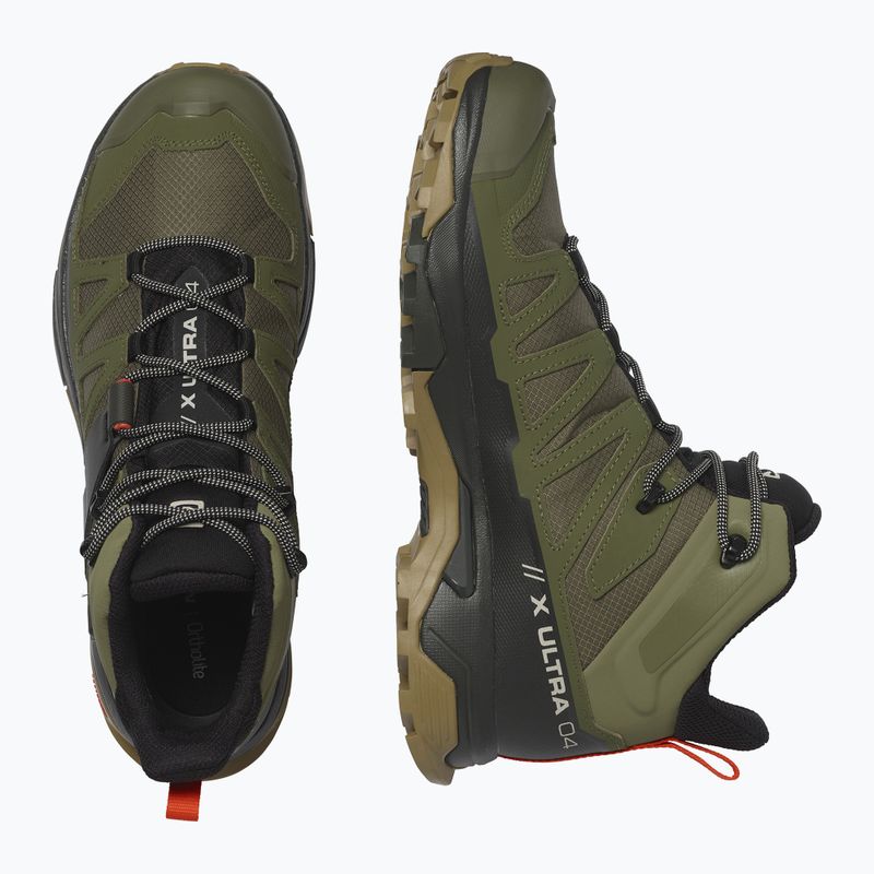 Schuhe Trekking Herren Salomon X Ultra 4 MID GTX deep lichen green/peat/kelp 13