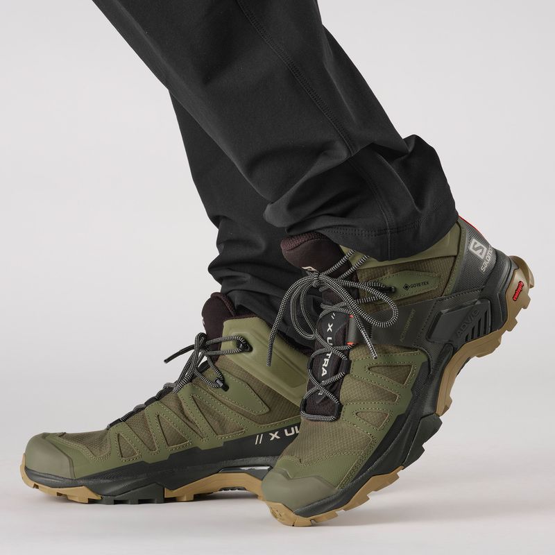 Schuhe Trekking Herren Salomon X Ultra 4 MID GTX deep lichen green/peat/kelp 14