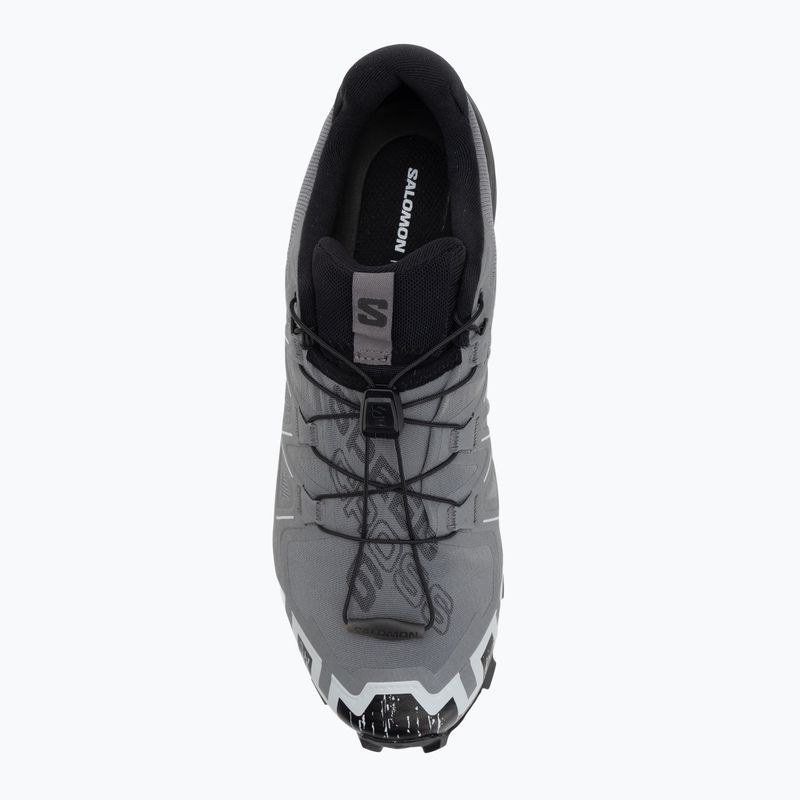 Herren Laufschuhe Salomon Speedcross 6 Wide quiet shade/schwarz/perlblau 5