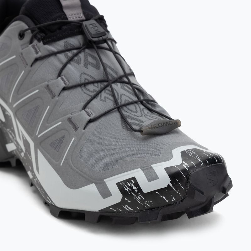 Herren Laufschuhe Salomon Speedcross 6 Wide quiet shade/schwarz/perlblau 7