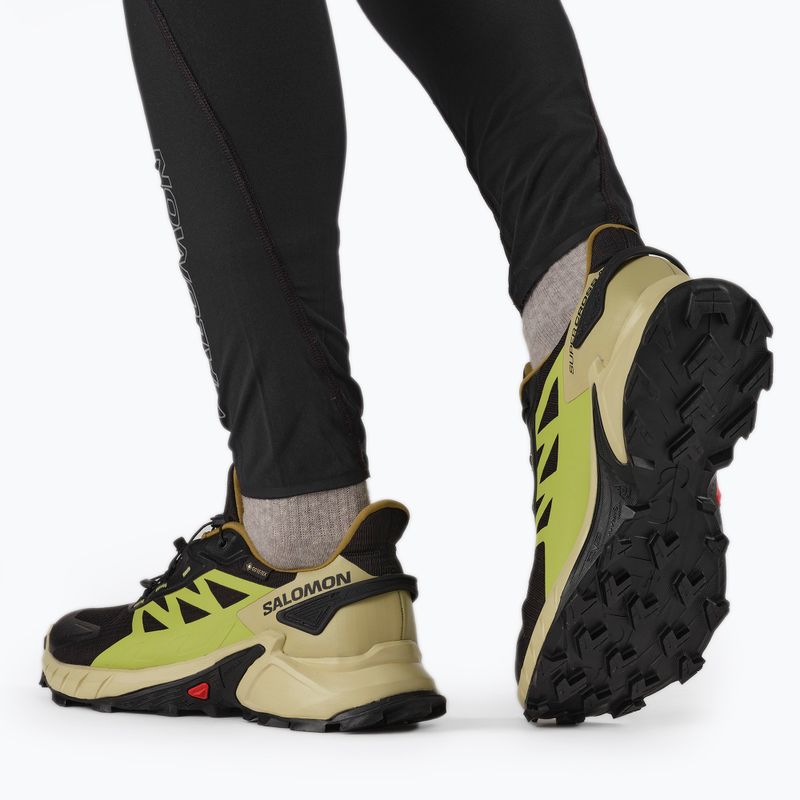 Laufschuhe Herren Salomon Supercross 4 GTX schwarz-grün L417317 4