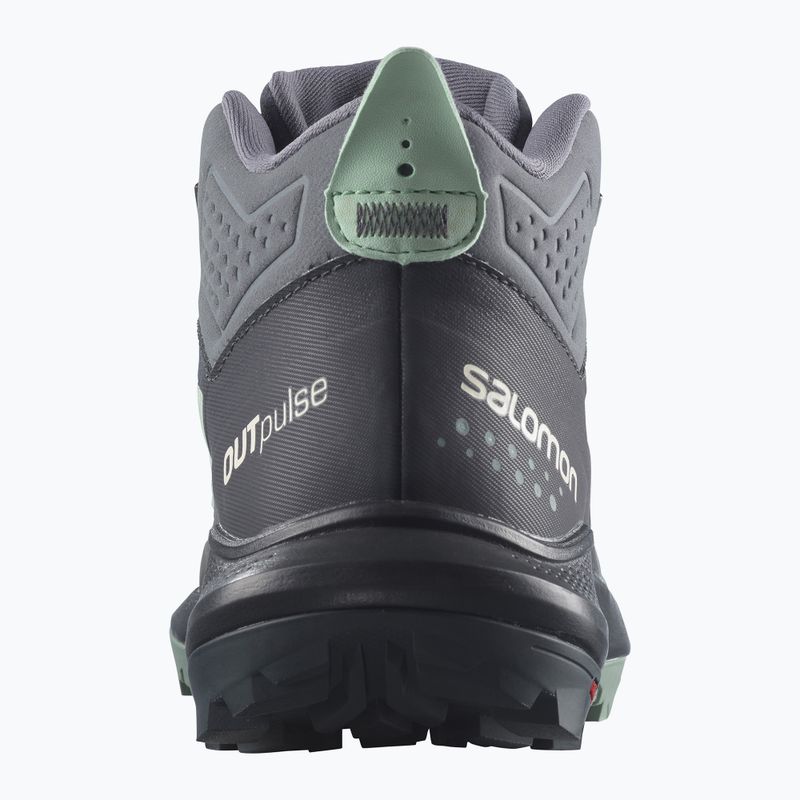 Salomon Outpulse Mid GTX Damen-Trekking-Stiefel ebony/qush/ebony 14