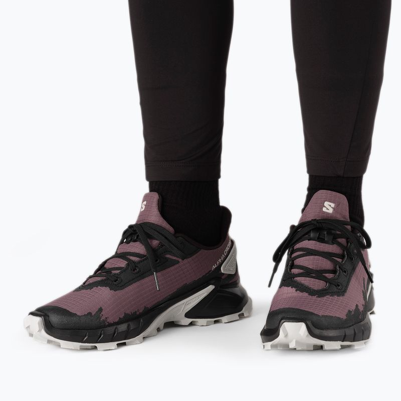 Damen Trail Schuhe Salomon Alphacross 4 lila L41725200 16